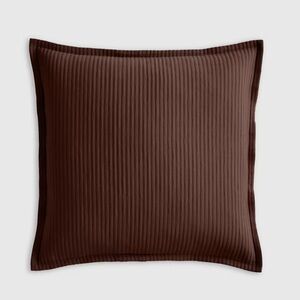 NWOT QUINCE Organic Cotton Matelasse Euro Sham Espresso 5854